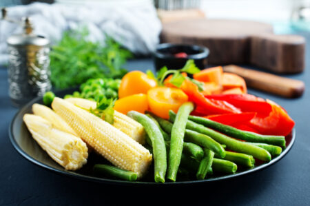 variety of vegetables on a plate