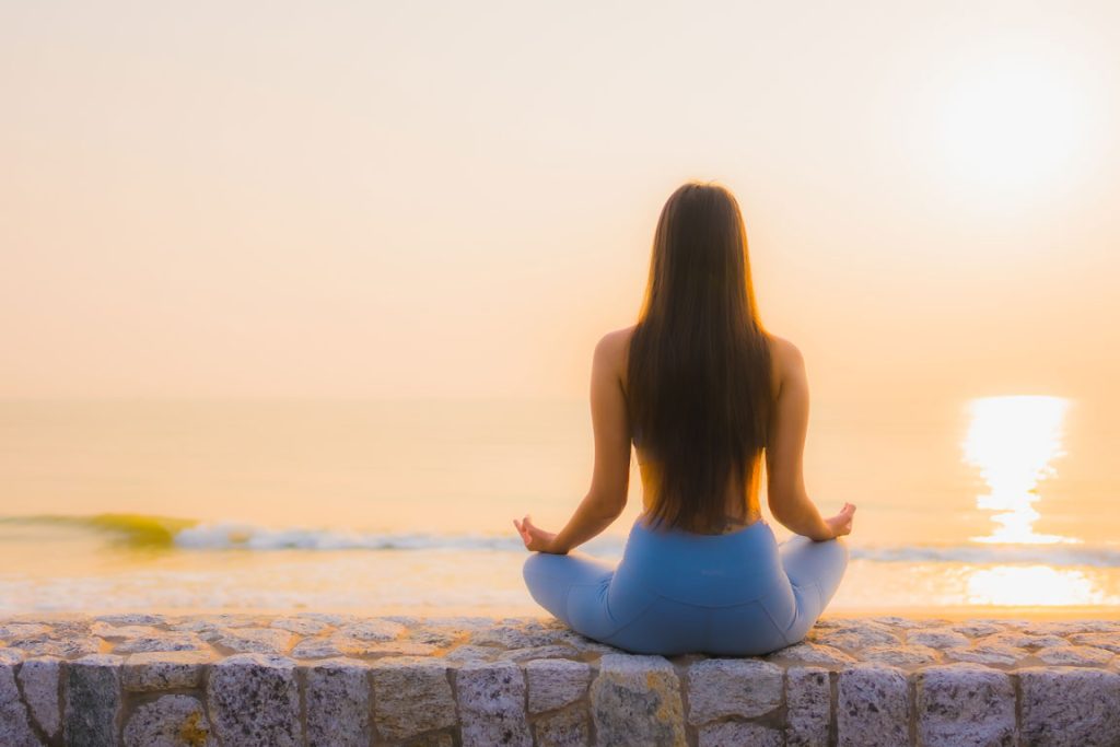 woman meditation