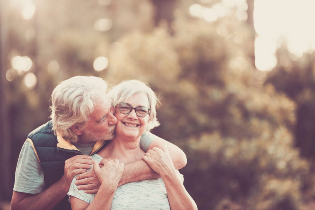 happy elderly couple